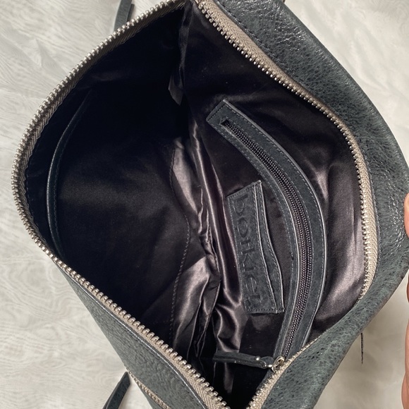 Botkier leather purse black zip textured shoulder bag - Picture 5 of 9